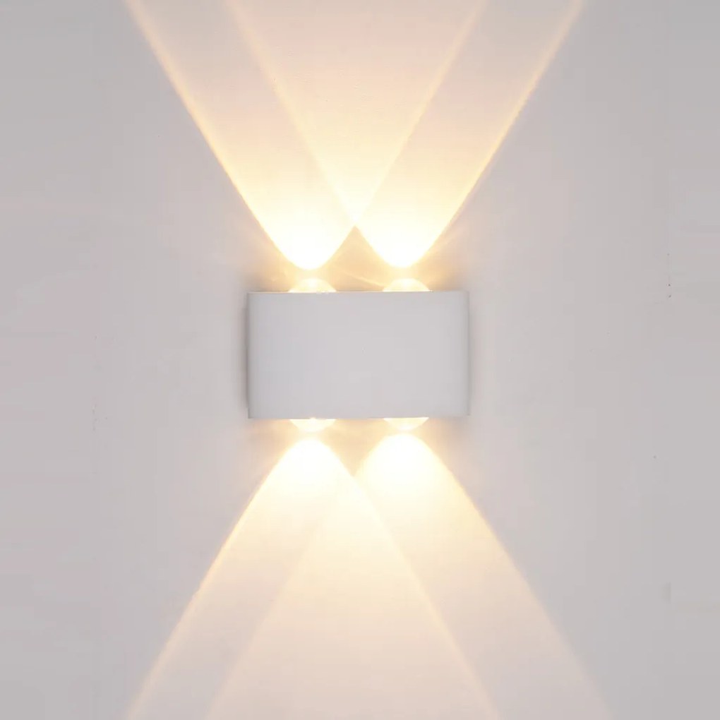 ITALUX PL-261W GILBERO Modern Kültéri Fali Lámpa Fehér LED IP54