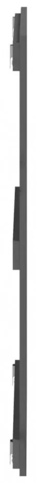 szürke tömör fenyőfa fali fejtámla 108x3x90 cm
