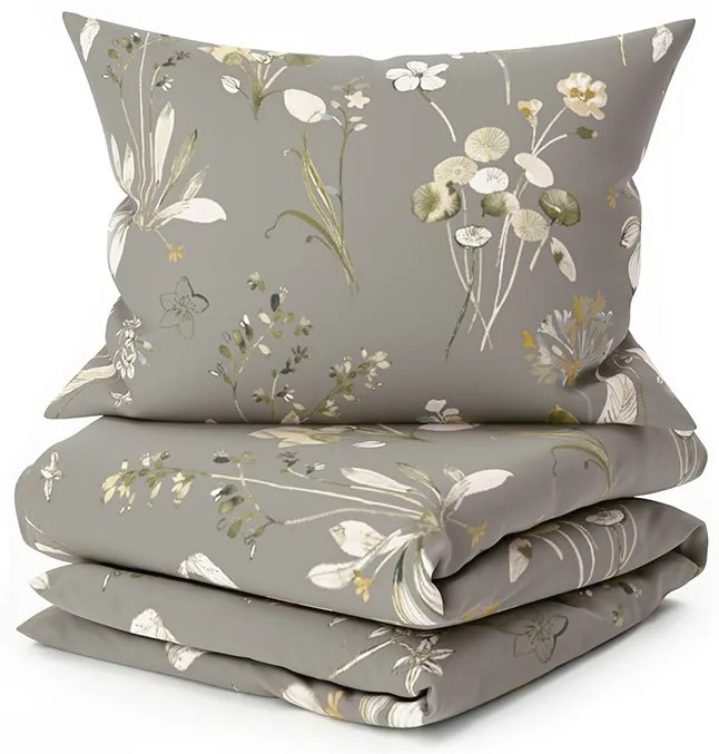 Mikroszálas ágyneműhuzat MOLIRI szürkésbarna Ágyneműhuzat mérete: 70 x 90 cm | 140 x 220 cm