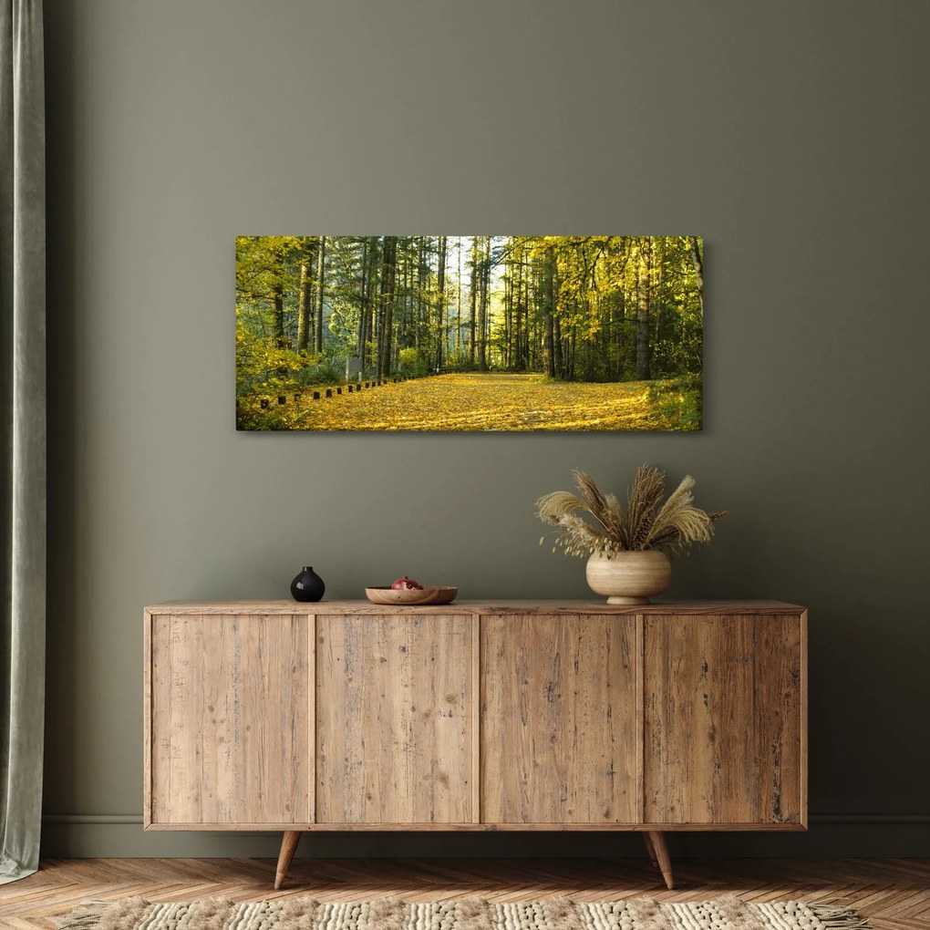Kép - erdő ősszel (120x50 cm)