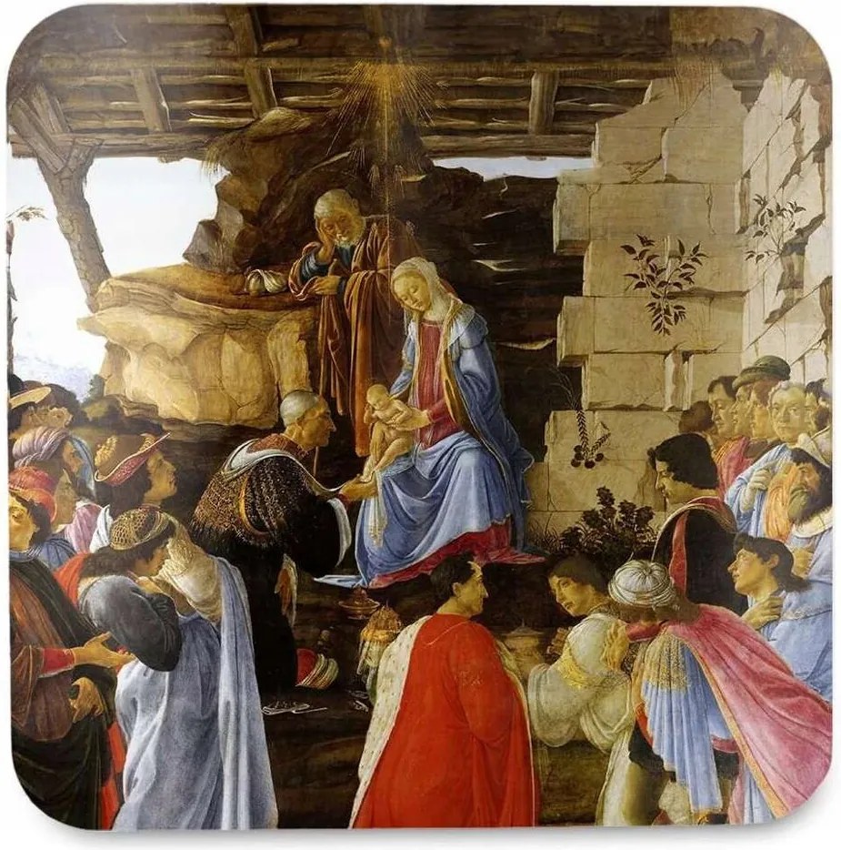 Sandro Botticelli Háromkirályok imádása poháralátét
