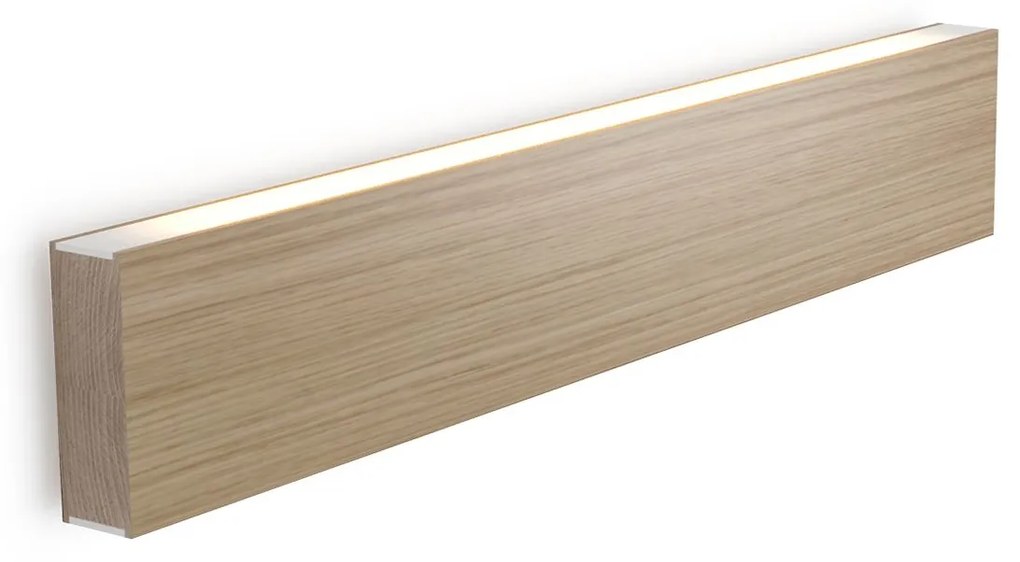 Fali lámpa LED120, külső meghajtó, szabályozható, többféle változat - TUNTO Modell: 200 mm-es tölgy, feketére pácolt, direkt és indirekt fény