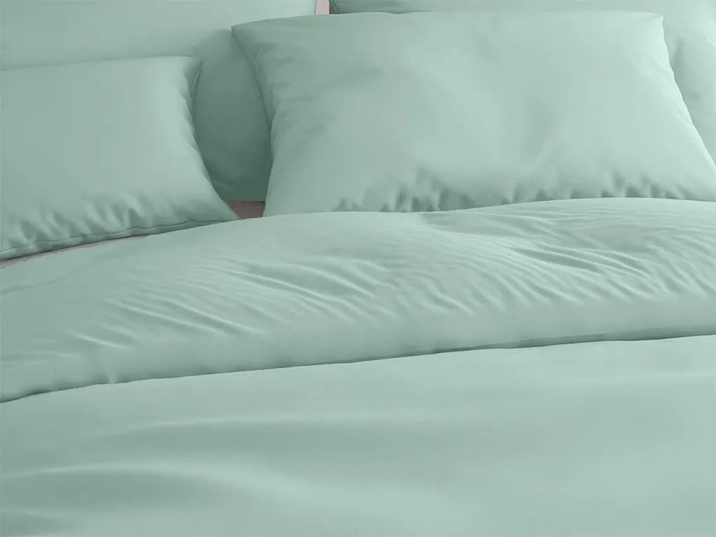 Pamut ágyneműhuzat LUX mentás szállodai zseb Ágyneműhuzat mérete: 70 x 90 cm | 140 x 200 cm