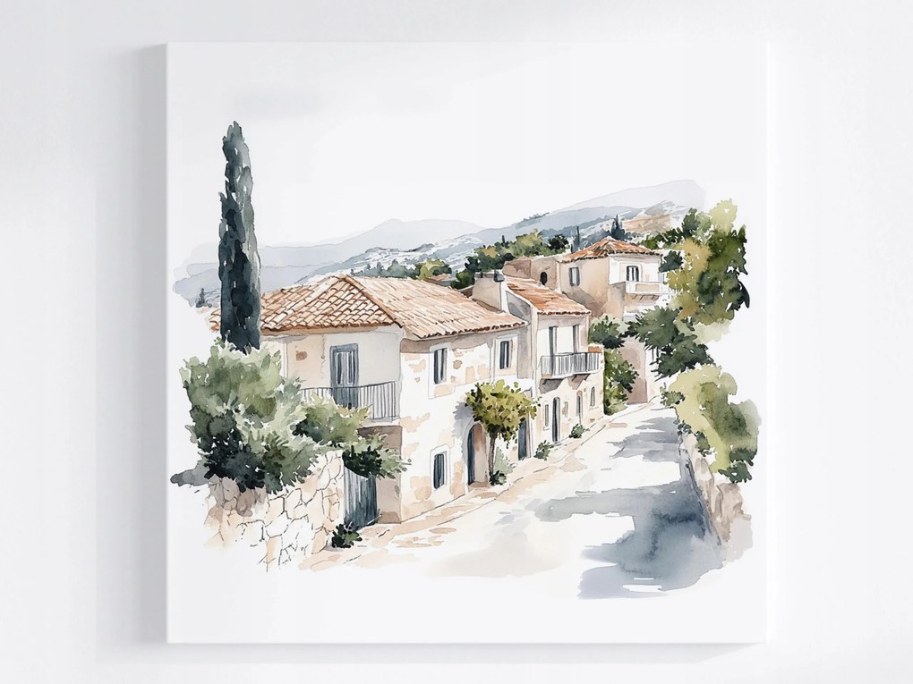 Vászonkép Canvas Város Dél Spanyolország Utca Házak 80x80