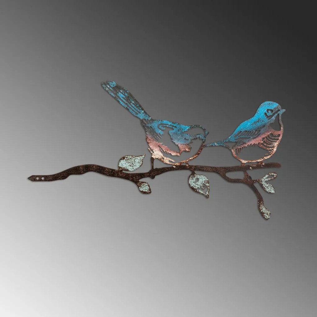 Bird fém kerti dísztárgy, 26×50 cm