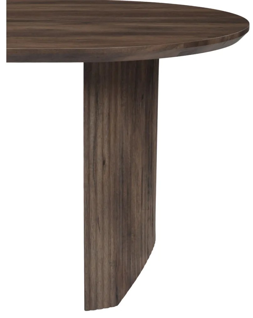Masă de sufragerie, 200x100x77 cm, placă MDF, culoare 3D nuc