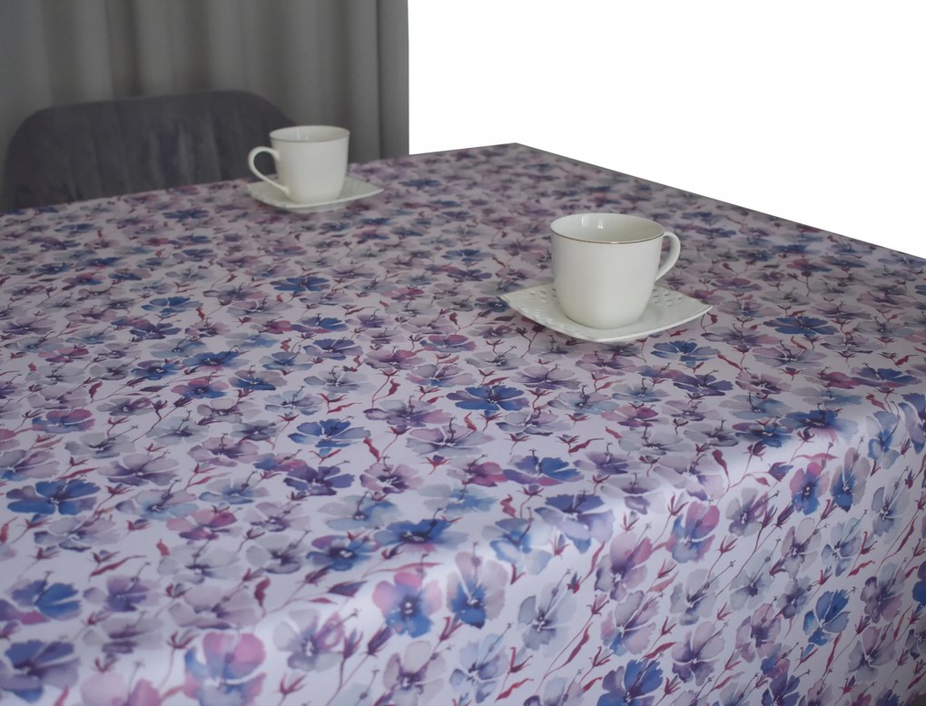 Abrosz Foltálló Lila 100X230 CM Virágok Finom Lila