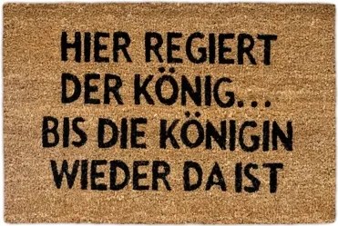 Lábtörlő King Queen Kókuszos Mintával 40X60 CM