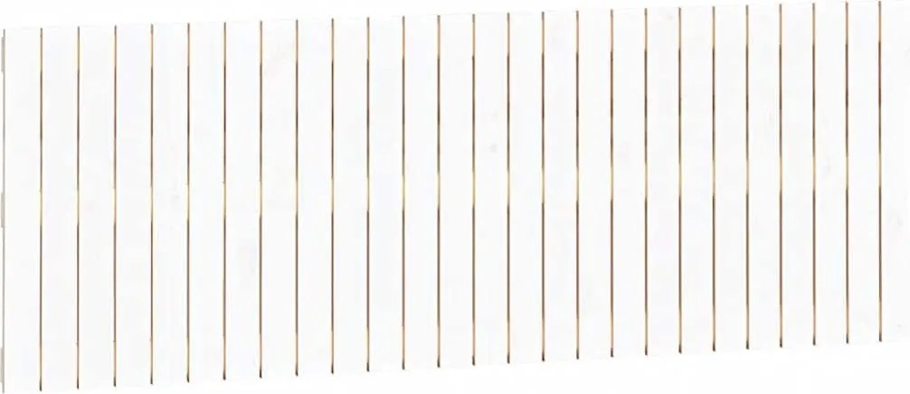 vidaXL fehér tömör fenyőfa fali fejtámla 166 x 3 x 60 cm