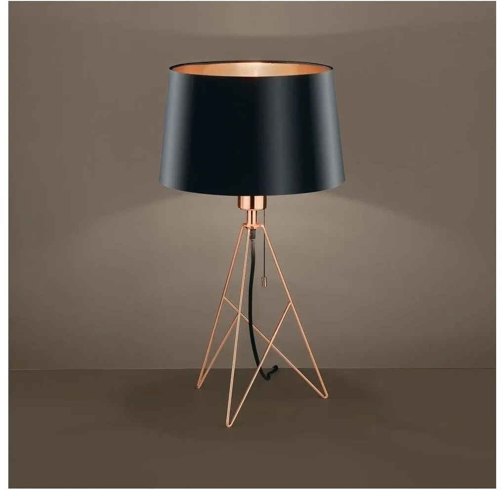 Eglo 39178 - Asztali lámpa CAMPORALE 1xE27/60W/230V