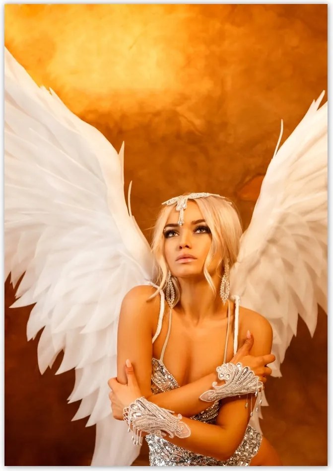 Poszterek 70x100 Angyal szőke haj