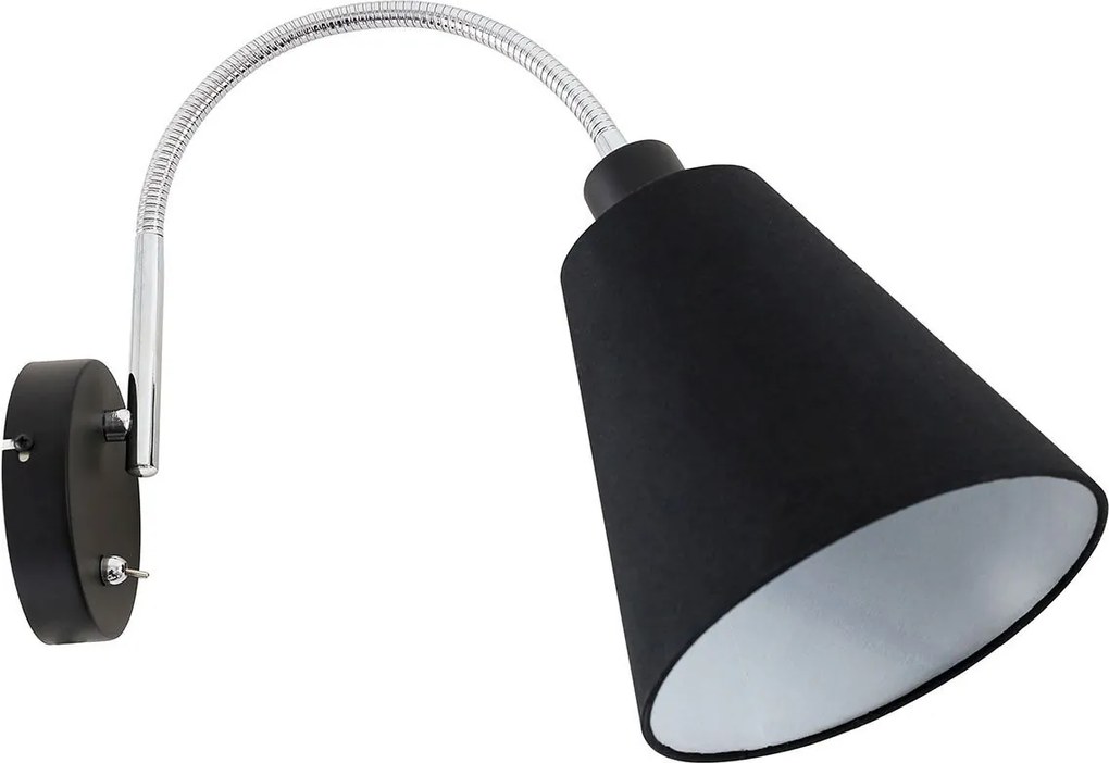 Italux Modern Fali lámpa Tonia Fekete ITXWL-76382-1-BL