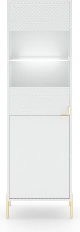 DIAMOND DI04 WITRYNA 2D BIAŁ/BIAŁ POŁ 3D LED B B5W