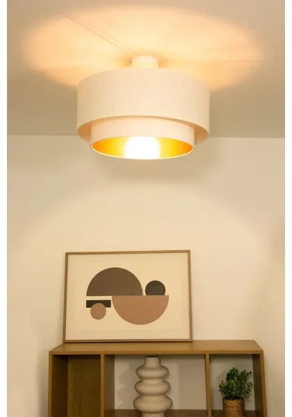 Felületre szerelhető mennyezeti lámpa NATIA 1xE27/60W/230V, átmérő 45 cm, fehér