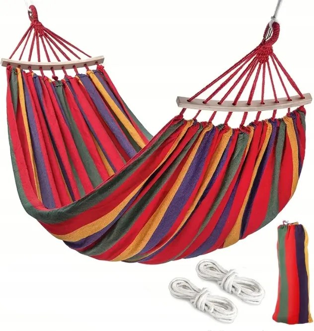 Kerti Függőágy 2 Személyes Hinta XXXL Erős Zsák