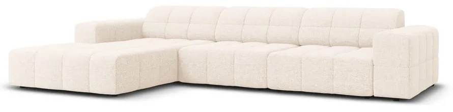 Krémszínű sarokkanapé (bal oldali) Chicago – Cosmopolitan Design