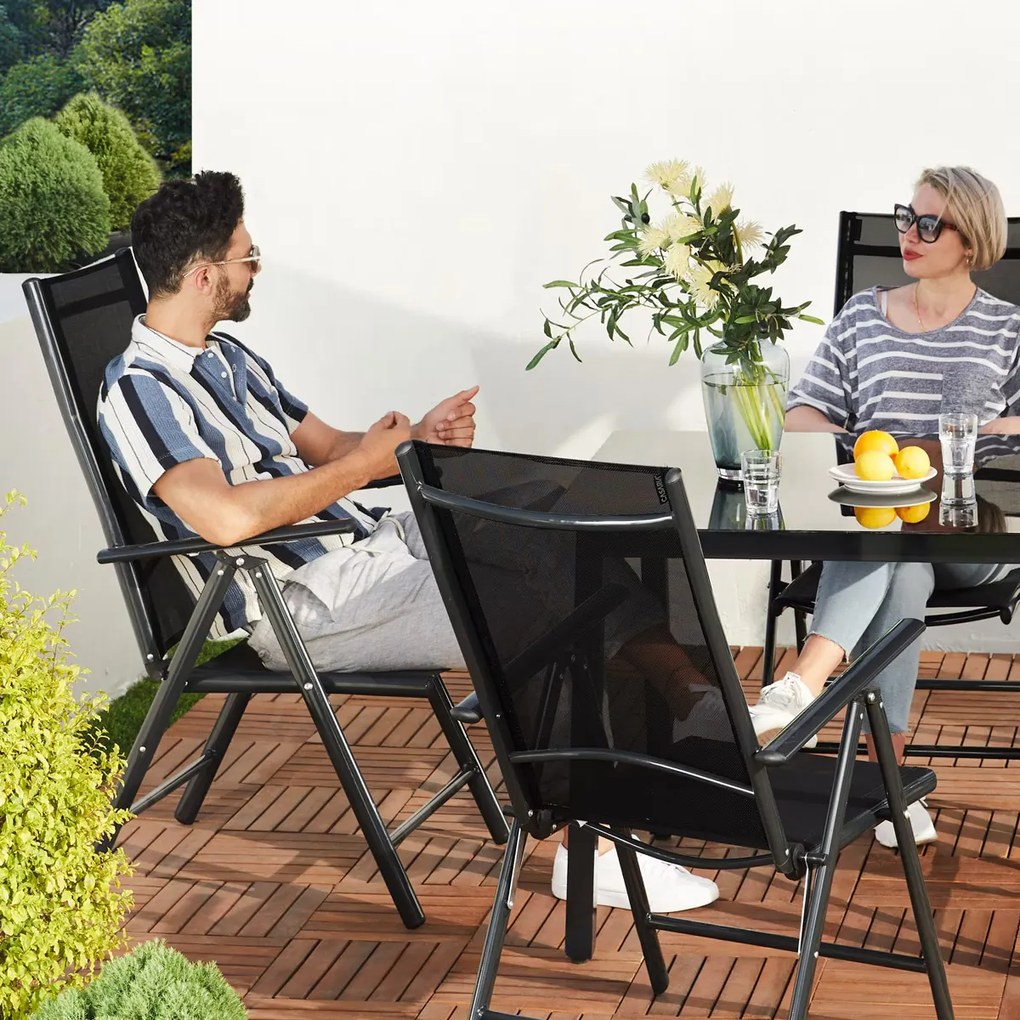 Deuba Alumínium garnitúra Alu 1+8 - antracit