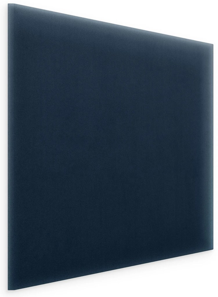 Bársony kárpitozott panel - Négyzet - 30x30cm Szín: Fekete