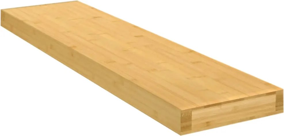 vidaXL bambusz fali polc 80x20x4 cm