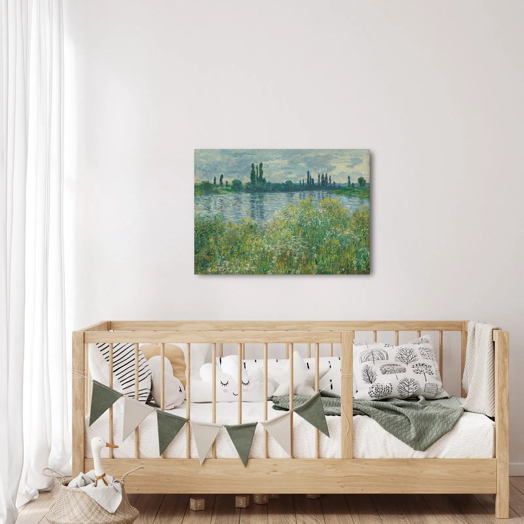 Kép - Claude Monet, Banks of the Seine, reprodukciók (70x50 cm)