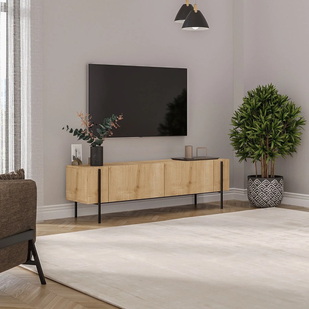 TV szekrény Herman - Sapphire Oak