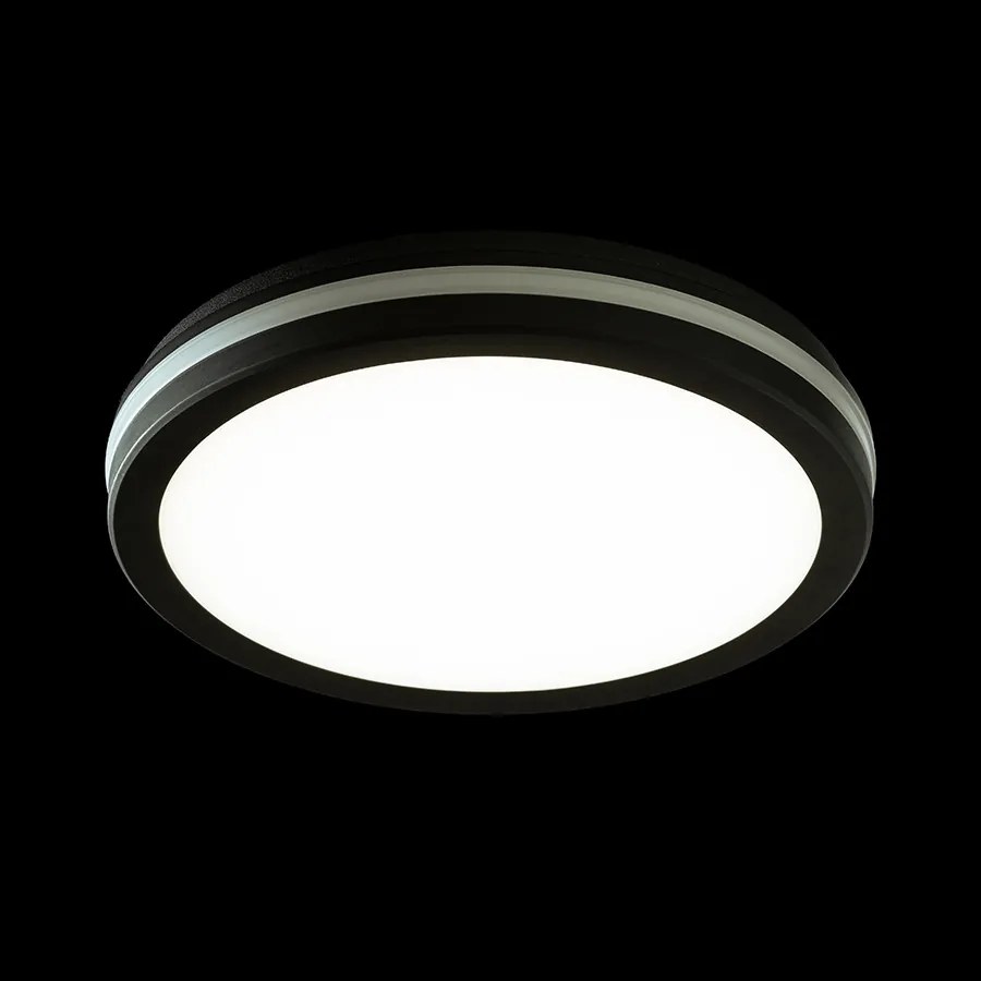 RENDL SONO 30 felületre szerelhető fekete műanyag 230V LED 30W IP65 3000K 4000K 6000K