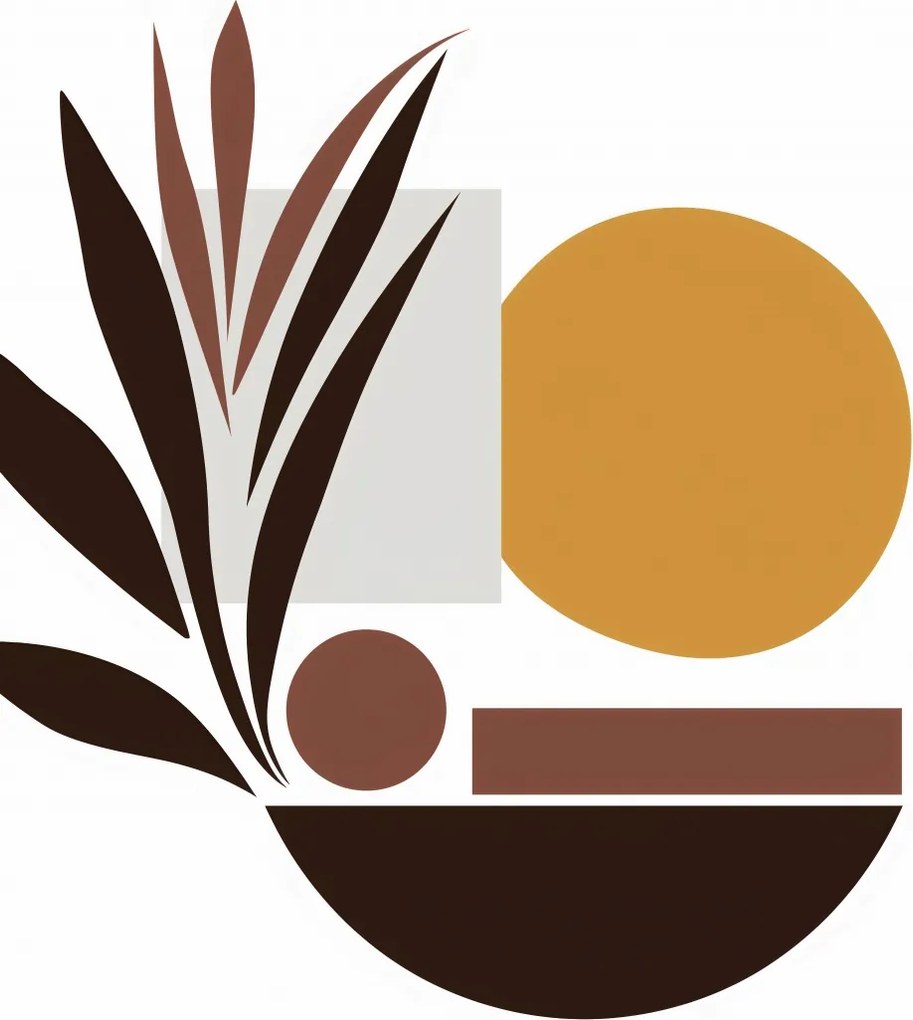 Poszter 70x70cm Növények stílusa