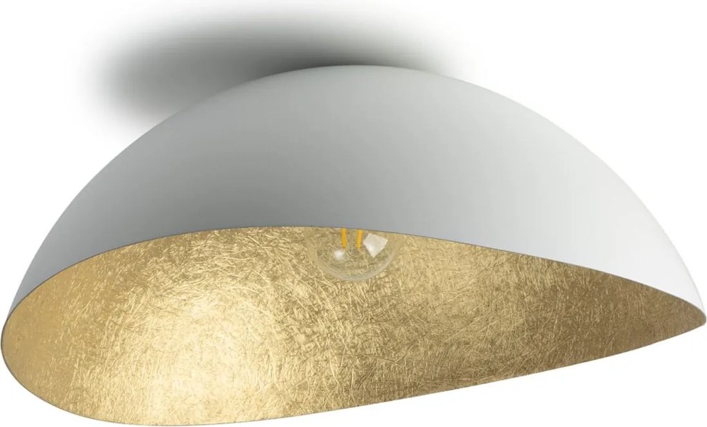 Sigma lighting modern mennyezeti lámpa solaris fehér arany sig40614