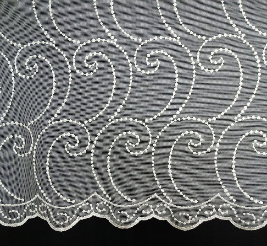 Mg Függöny Szilen napellenző hímzés ekrü 300x170cm