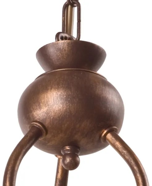 Brilagi - LED Csillár láncon ANTICO 3xE27/60W/230V bronz patina