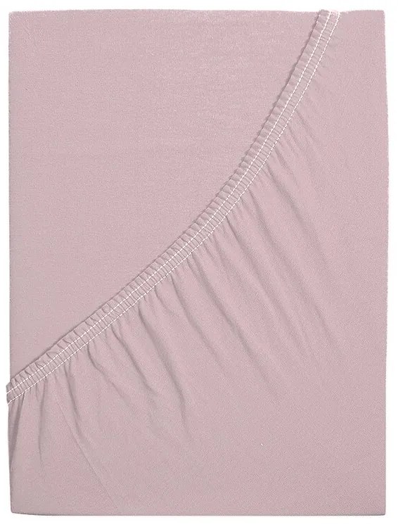 4Home Ideal jersey lepedő régi rózsaszín, 90 x 200 cm