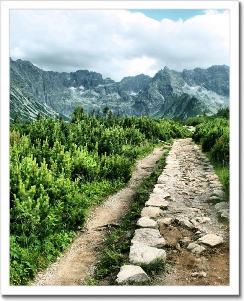 Poszterek keretben 40x50 Kő út Tátra