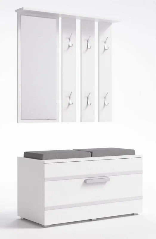 Opal előszobafal, fehér