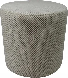 Zefir Dot kerek puff, 40 cm-es, vastag velúr, többféle színben