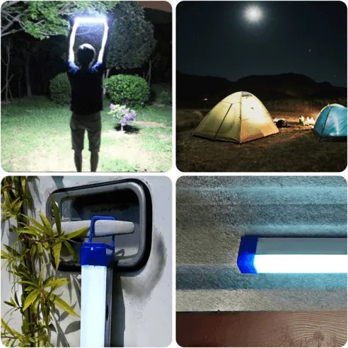 CBK Hordozható Akkumulátoros LED LÁMPA 52 Cm Akkus Steklámpa Szerelő Lámpa Kemping Fénycső