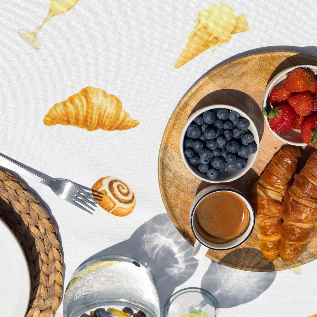 Goldea teflonos asztalterítő - párizs ízvilága 120 x 120 cm