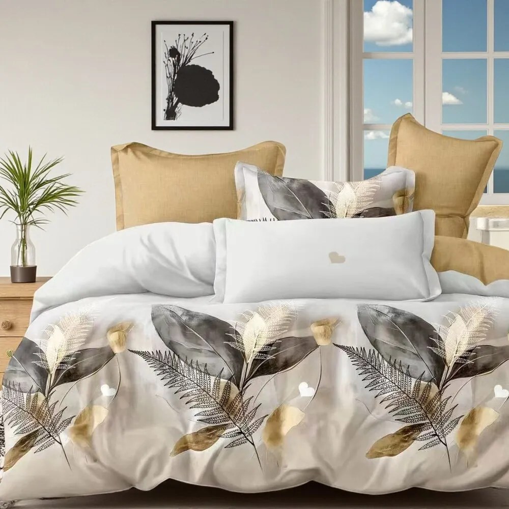 Krepp ágynemű Homa CEREA MARGIN 3 részes 140x200 cm