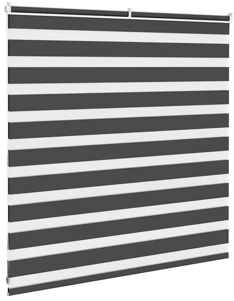 zebrafüggönnyel fekete szövetszélesség 145,9 cm poliészter