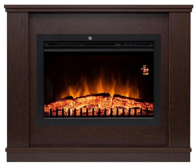 Home FKKF 02 + FKKI 03 KIT FKK Milano beépíthető elektromos látványkandalló kerettel, bükk