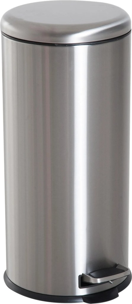 HOMCOM 30L Szemetes, Hulladékgyűjtő, Pedálos Kukáslapáttal, Belső Vödörrel, Hulladék Elkülönítő, Kerek | Aosom