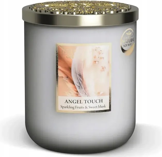 Nagy Gyertya Heart &amp; Home Angel Touch, Csillámló Gyümölcsök És Édes pézsma