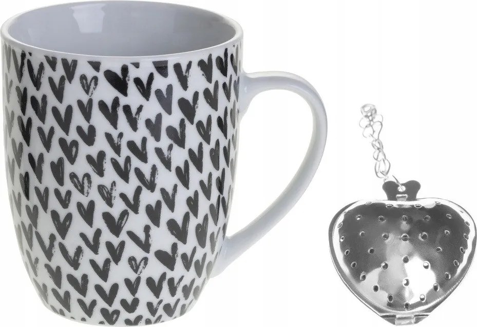 Teásbögre porcelán teafőzővel, 360 ml