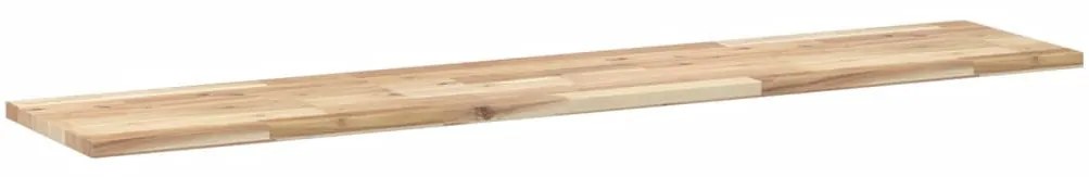 kezeletlen tömör akácfa függőpolc 120 x 30 x 2 cm