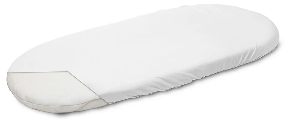 Babakocsihoz való lepedő Jersey New Baby fehér 35x75cm