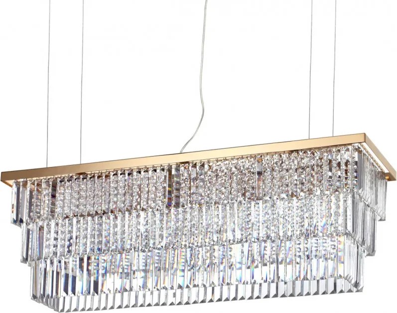 IDEAL LUX 213583 Kristály Függesztett Lámpa E14 IP20
