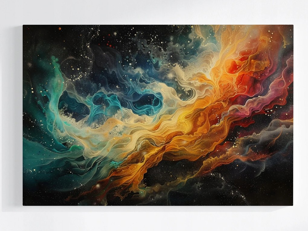 Canvas Vászonkép Absztrakt Kozmosz Galaxis Nebula Köd 60x40