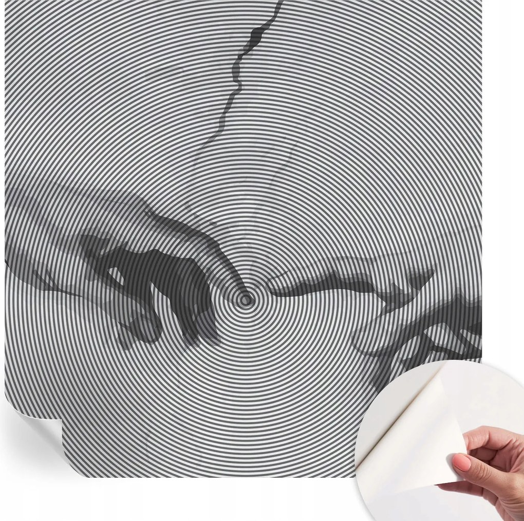 Öntapadós Dekoratív Fotótapéta Hálószobába Hipnotikus kezek 250x250