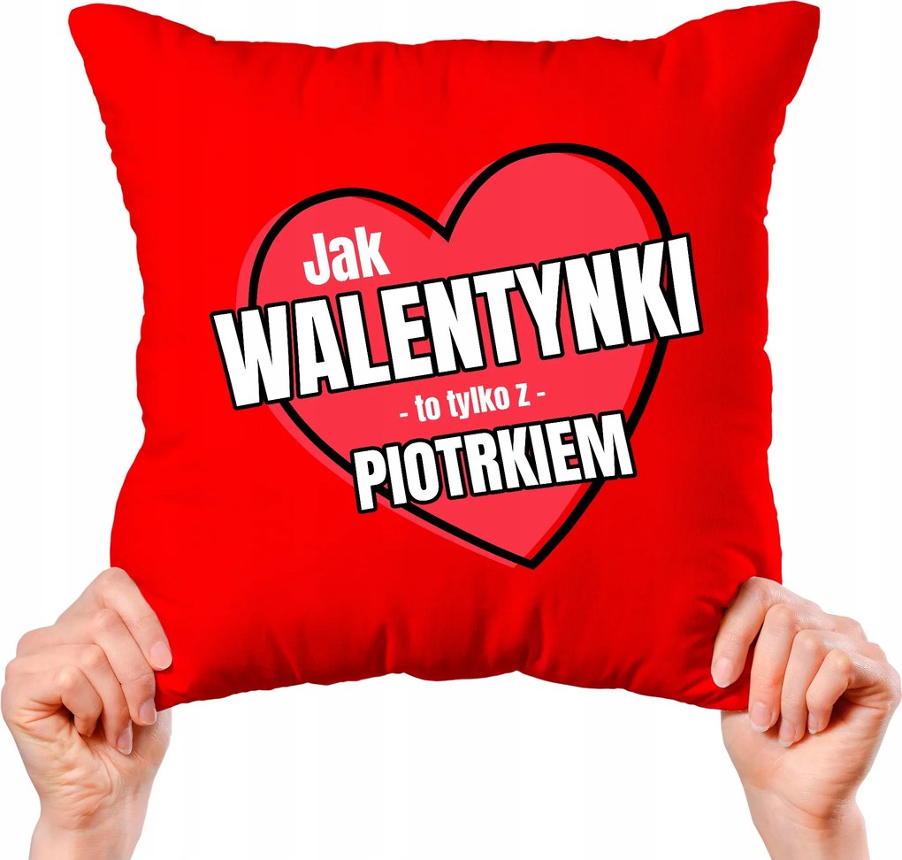 Kényelmes Díszpárna Ajándék Valentin Napra Minták Saját Mintával