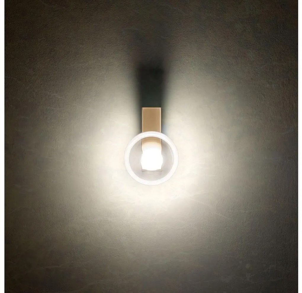 Redo 01-3239 - SINCLAIR LED fali lámpa 6,5W 230V CRI 93 IP21 arany