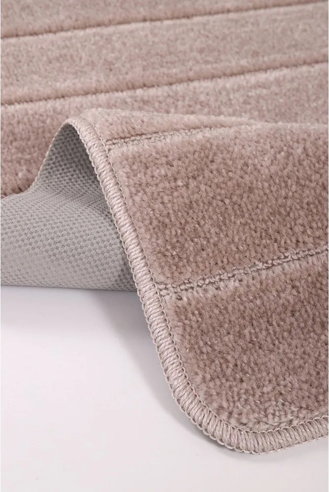 Barna fürdőszobai kilépő szett 2 db-os 50x80 cm Yeni Cizgli – Foutastic